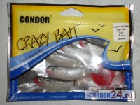 Виброхвосты Condor Crazy Bait CH3.5RM,цвет 148,в уп.5 шт.